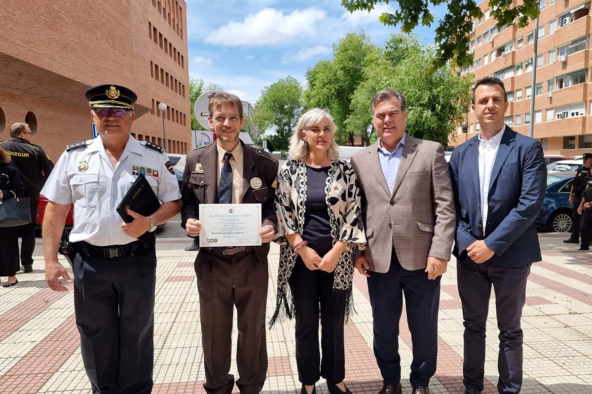 Mención honorífica para Antonio González, trabajador de Vigipres en Seguridad Privada
